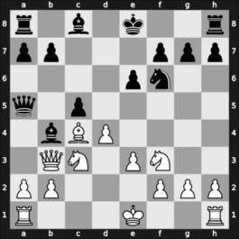 1939 Leningrad/Moscow – Round 11 – Romanovsky, Pjotr – 1/2-1/2 – Smyslov, Vladimir – G82