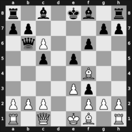 1939 Leningrad/Moscow – Round 13 – Romanovsky, Pjotr – 0-1 – Alatortsev, Vladimir N. – G98