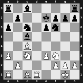 1939 Leningrad/Moscow – Round 5 – Makogonov, Vladimir – 1/2-1/2 – Konstantinopolsky, Alexander – G3