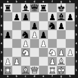 1939 Margate – Round 1 – Menchik, Vera Frantsevna – 1/2-1/2 – Najdorf, Miguel – G9