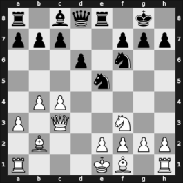 1939 Vienna – Round 6 – Mueller von Blumencron, Heiko – 0-1 – Eliskases, Erich – G17