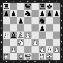 1940 Argentina – Round 11 – Piazzini, Luis – 1/2-1/2 – Maderna, Carlos – G9