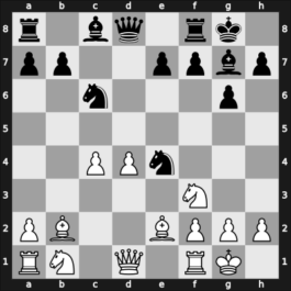 1940 Budapest – Round 5 – Von Rethy, P. – 1/2-1/2 – Szabo, Ladislav – G12