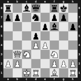 1940 Ch URS Moscow RUS – Round 1 – Levenfish, Grigory – 1/2-1/2 – Makagonov, Vladimir – G3