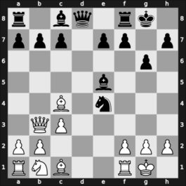 1940 Kiev – Round 1 – Rauzer, Vsevolod – 0-1 – Bondarevsky, Igor – G20