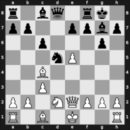 1940 Kiev – Round 1 – Rauzer, Vsevolod – 1/2-1/2 – Goldberg, Grigory A – G22