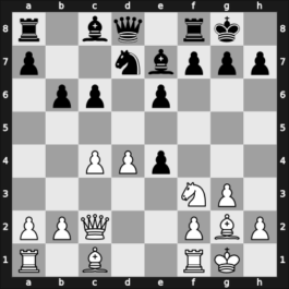 1940 Moskou ch-URS – Round 1 – Bondarevsky, Igor – 1-0 – Lisitsin, Georgy – G23