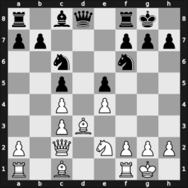 1940 Moskou ch-URS – Round 1 – Dubinin, Peter – 1/2-1/2 – Smyslov, Vladimir – G38