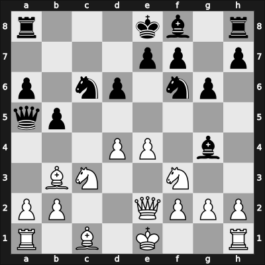 1940 Moskou ch-URS – Round 1 – Smyslov, Vladimir – 1-0 – Veresov, Gavriil – G67