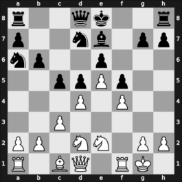 1940 Moskou ch-URS – Round 1 – Botvinnik, Mikhail – 1-0 – Petrov, Vladimirs – G120