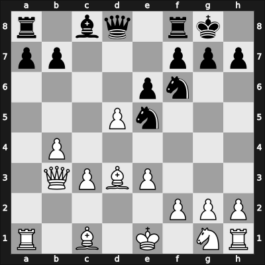 1940 URS-sf – Round 1 – Rudakovsky, Iosif – 1/2-1/2 – Goldberg, Grigory A – G16