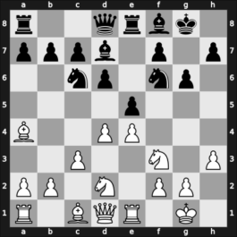 1940 Kiev (URS-sf) – Round 1 – Alatortsev, Vladimir N. – 1/2-1/2 – Rauzer, Vsevolod – G72
