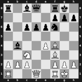 1941 Aguas de Sao Pedro – Round 1 – Eliskases, Erich – 1/2-1/2 – Bolbochan, Julio – G2
