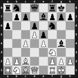 1941 Baarn I – Round 1 – Van den Bosch, Arno – 0-1 – Kmoch, Hans – G3