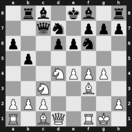 1941 GER Ch 8th – Round 15 – Richter, Kurt P – 1/2-1/2 – Weinitschke, Erich – G30