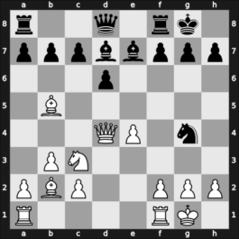 1941 Madrid sim – Round ? – Alekhine, Alexander – 1-0 – Chamero, L. – G9