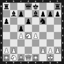 1941 Madrid sim – Round ? – Alekhine, Alexander – 1-0 – Almagro Robles, Jose Luis – G10