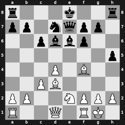 1941 Madrid sim Madrid ESP – Round ? – Alekhine, Alexander – 1/2-1/2 – Andreu Farres, Pau – G8