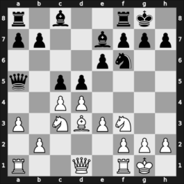 1941 Mar del Plata – Round 5 – Frydman, Paulino – 1/2-1/2 – Guimard, Carlos E – G49
