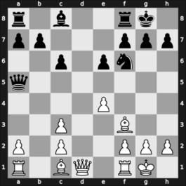 1941 Mar del Plata – Round 10 – Vinuesa, Juan – 1/2-1/2 – Bolbochan, J. – G83