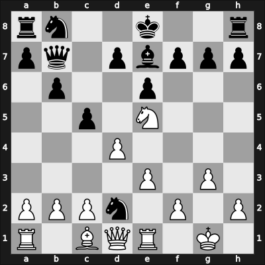 1941 Montevideo – Round 2 – Roux Cabral, Fausto – 1/2-1/2 – Eliskases, Erich – G5