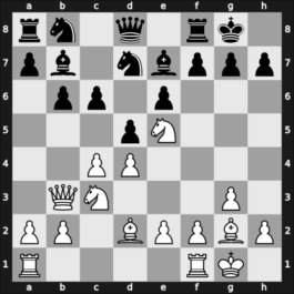 1941 Montevideo – Round 10 – Eliskases, Erich – 1/2-1/2 – Engels, Ludwig – G39