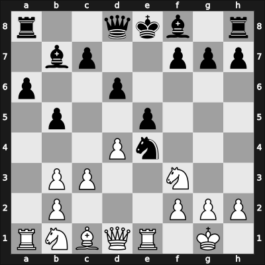 1942 Kuibyshev – Round 1 – Abramov, Lev – 1/2-1/2 – Smyslov, Vladimir – G6