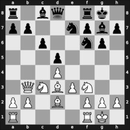 1942 Kuibyshev – Round 4 – Vulfson, Vladimir – 0-1 – Smyslov, Vladimir – G18