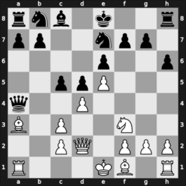 1942 Kuibyshev – Round 5 – Smyslov, Vladimir – 1-0 – Finogenov, Dmitrii – G27