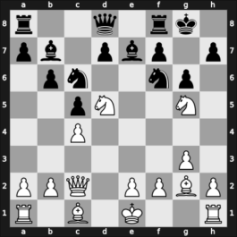 1942 Mar del Plata – Round 15 – Maderna, Carlos – 1/2-1/2 – Bolbochan, J. – G128