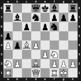 1942 Moscow RUS – Round 1 – Dus Chotimirsky, Fedor – 0-1 – Smyslov, Vladimir – G12