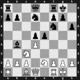 1942 Moscow RUS – Round 1 – Ravinsky, Grigory – 0-1 – Smyslov, Vladimir – G19