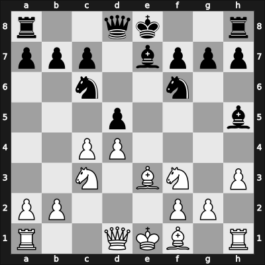 1942 Salzburg – Round 6 – Alekhine, Alexander – 1-0 – Bogoljubow, Efim – G16