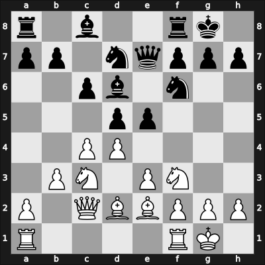 1942 Salzburg – Round 7 – Keres, Paul – 1/2-1/2 – Junge, Kai – G19