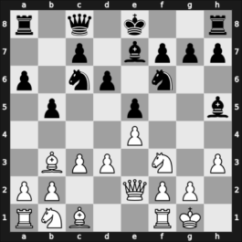 1943 Madrid – Round 3 – Keres, Paul Petrovich – 1/2-1/2 – Saemisch, Friedrich – G12