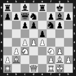 1943 Mar del Plata – Round 1 – Bolbochan, J. – 1/2-1/2 – Czerniak, Magdalena – G4