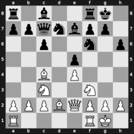 1943 Mar del Plata – Round 1 – Fenoglio, Virgilio – 1/2-1/2 – Maderna, Carlos – G5