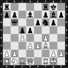 1943 Mar del Plata – Round 1 – Pelikan, Jan – 1/2-1/2 – Bolbochan, J. – G11