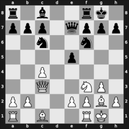 1943 Mar del Plata – Round 8 – Bolbochan, J. – 1/2-1/2 – Stahlberg, Gideon – G56