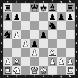 1943 Mar del Plata – Round 8 – Maderna, Carlos – 1/2-1/2 – Liebstein, Arturo – G60
