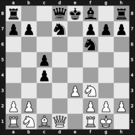 1943 Mar del Plata – Round 11 – Guimard, Carlos E – 1/2-1/2 – Pilnik, Herman – G75