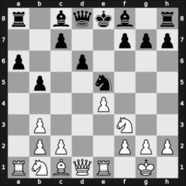 1943 Prague – Round 6 – Saemisch, Friedrich – 0-1 – Alekhine, Alexander – G49