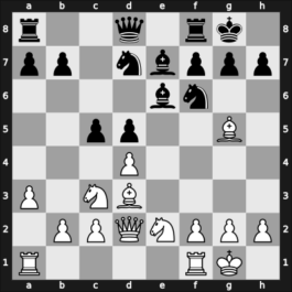 1943 Prague – Round 7 – Alekhine, Alexander – 1-0 – Opocensky, Karel – G58