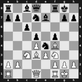 1943 Rio de Janeiro free – Round ? – De Souza Mendes, Joao – 1/2-1/2 – Eliskases, Erich – G7