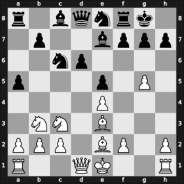 1943 Sverdlovsk – Round 1 – Vinogradov, Aleksandr – 0-1 – Boleslavsky, Isaac – G8