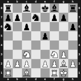 1943 Sverdlovsk – Round 7 – Zagoriansky, Evgeny – 1/2-1/2 – Boleslavsky, Isaac – G30