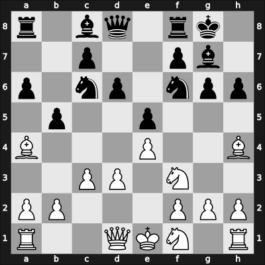 1943 Sverdlovsk – Round 7 – Smyslov, Vladimir – 1-0 – Konstantinopolsky, Alexander – G32