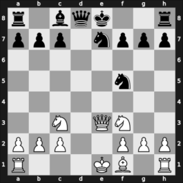 1943 Sverdlovsk – Round 14 – Konstantinopolsky, Alexander – 1/2-1/2 – Smyslov, Vladimir – G55