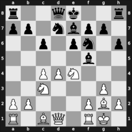 1944 La Plata Jockey Club – Round 3 – Pelikan, Jorge – 1/2-1/2 – Maderna, Carlos – G17