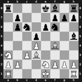 1944 La Plata Jockey Club – Round 12 – Czerniak, Moshe – 1/2-1/2 – Sanguinetti, Renato – G58